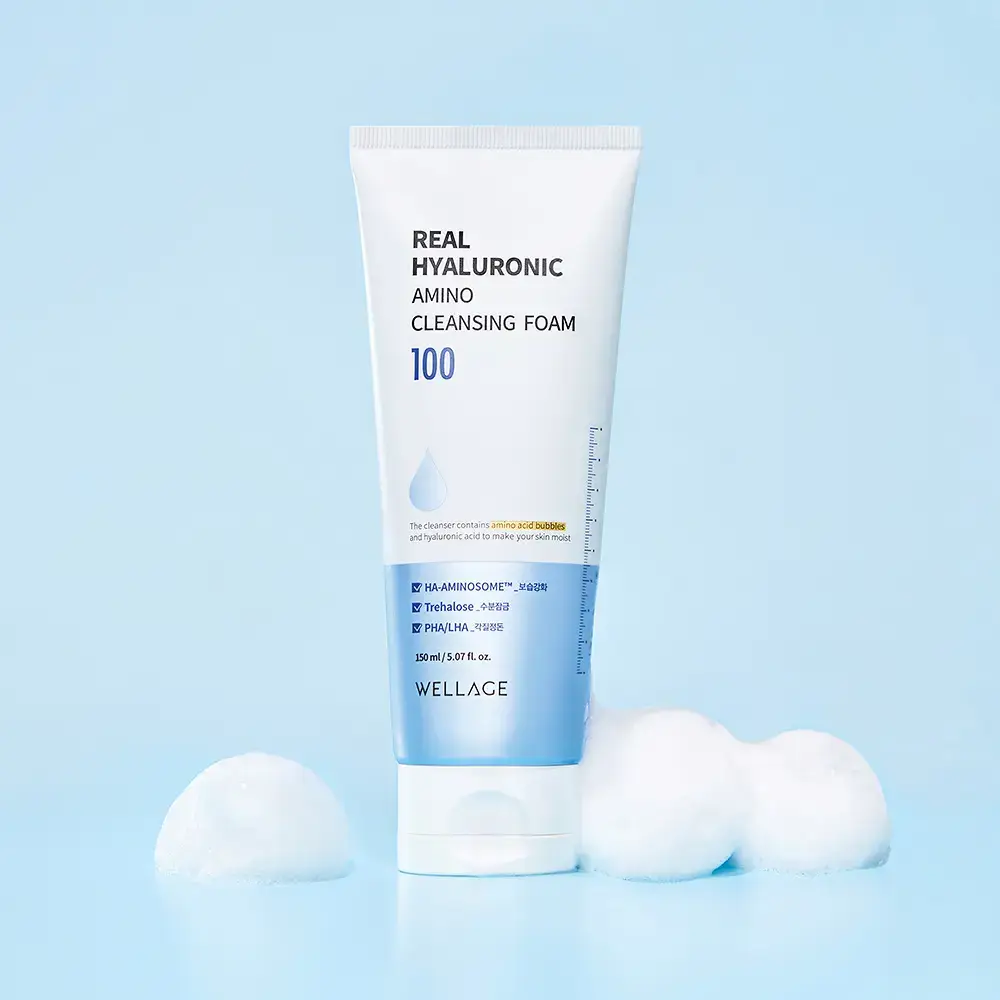 [약산성] 웰라쥬 리얼 히알루로닉 아미노 클렌징 폼 150ml